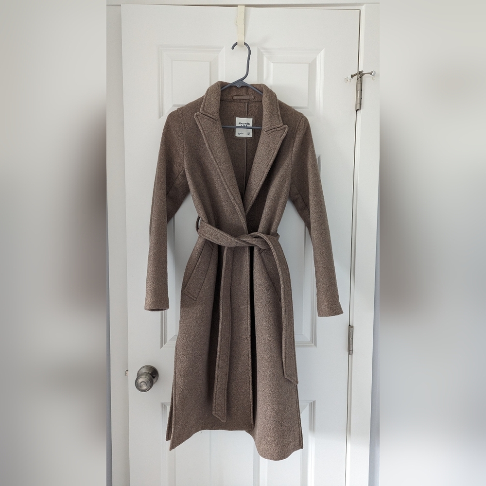 Abercrombie Wool Belted Wrap Coat xxsp